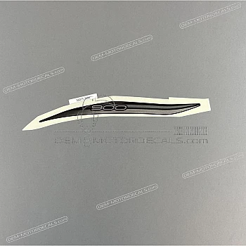 Heckverkleidung Aufkleber, Linke Seite