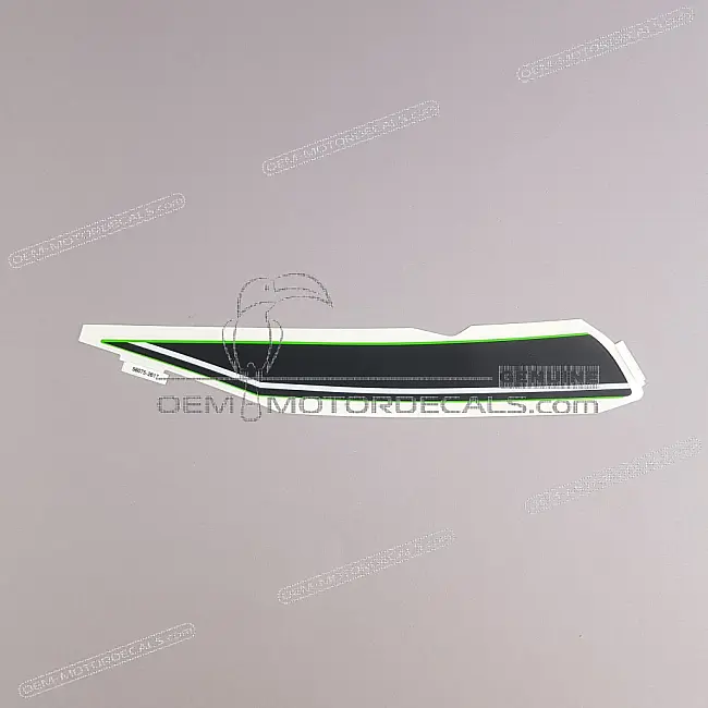 Autocollant de motif de carénage supérieur Kawasaki Ninja 650 Côté Gauche OEM 560752617