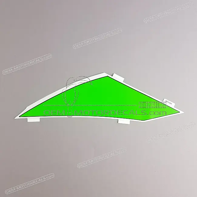 Autocollant graphique de flanc de carénage inférieur droit Kawasaki Ninja 650 OEM 560752624