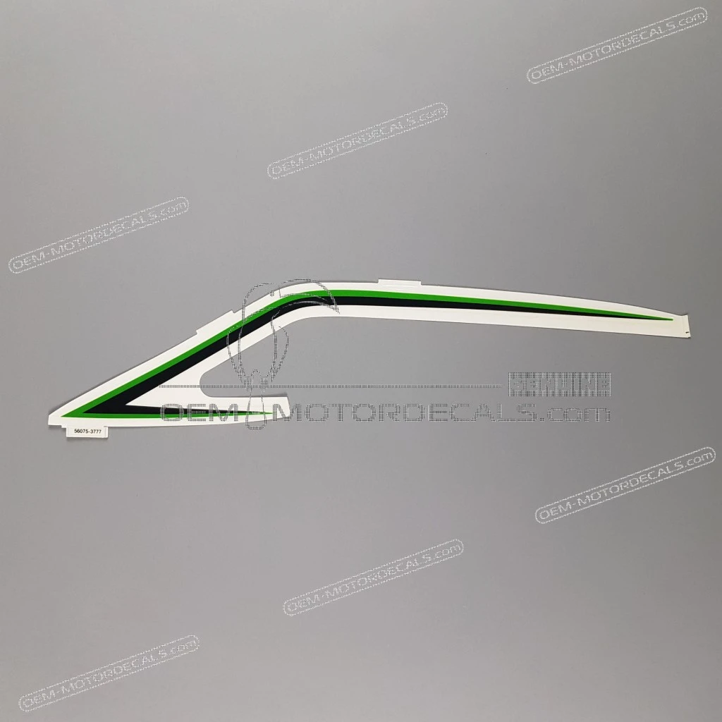 Kawasaki VERSYS 650 Zijkap Sticker Linkerkant OEM 56075-3777 Originele Fabrieks Graphic Decal