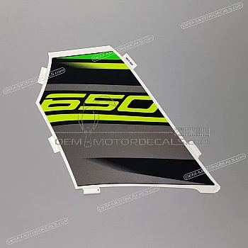Side cowling decal, left side