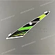 Autocollant Kawasaki Ninja ZX-10R Sabot Moteur Droit Arrière OEM 560753876