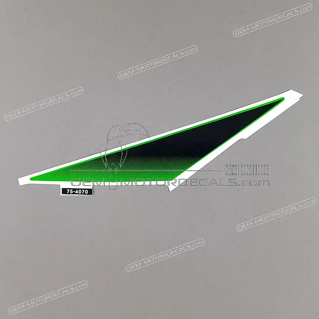 Kawasaki VERSYS KLZ1000 Carenado Superior Patrón Gráfico Lado Izquierdo Genuino OEM 560754070 Pieza de Fábrica