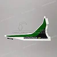 KAWASAKI Adesivo posteriore coda carena, lato destro 56075-7242