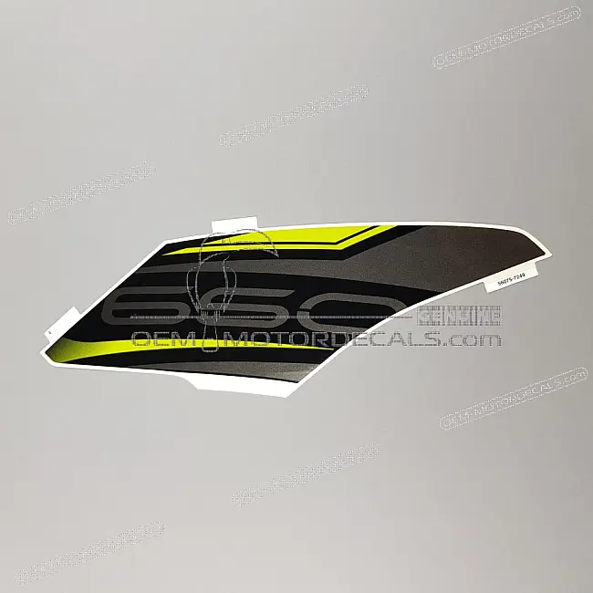 Adesivo Convogliatore Sinistro Kawasaki Z650 650 LH OEM 56075-7249 Grafica Originale