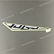 Kawasaki Z650 Achterkap Sticker „650“ Linkerzijde OEM 56075-7269