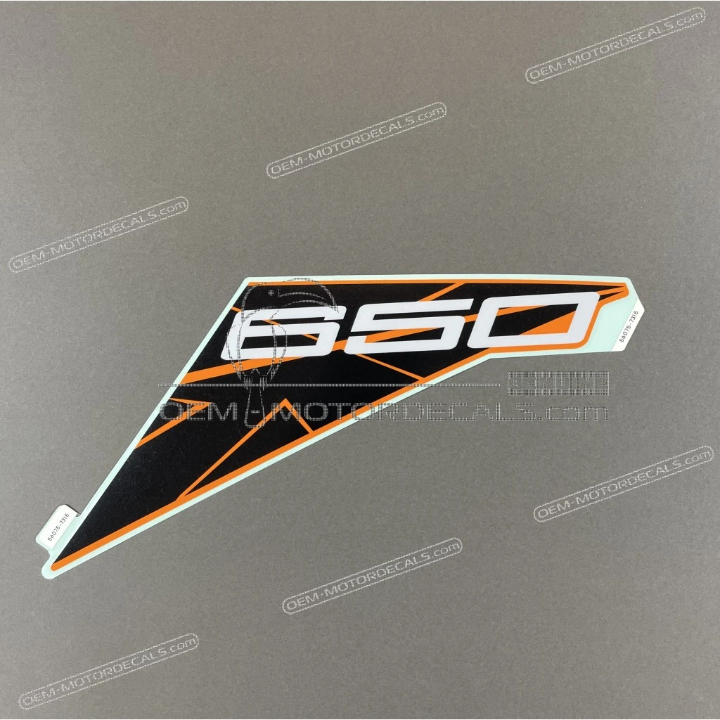 Kawasaki Ninja 650 Pegatina Carenado Lateral Lado Derecho OEM 560757315