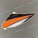 Kawasaki Ninja 650 Obere rechte Seitenverkleidung Muster Aufkleber Rechte Seite Original OEM Teil 560757317