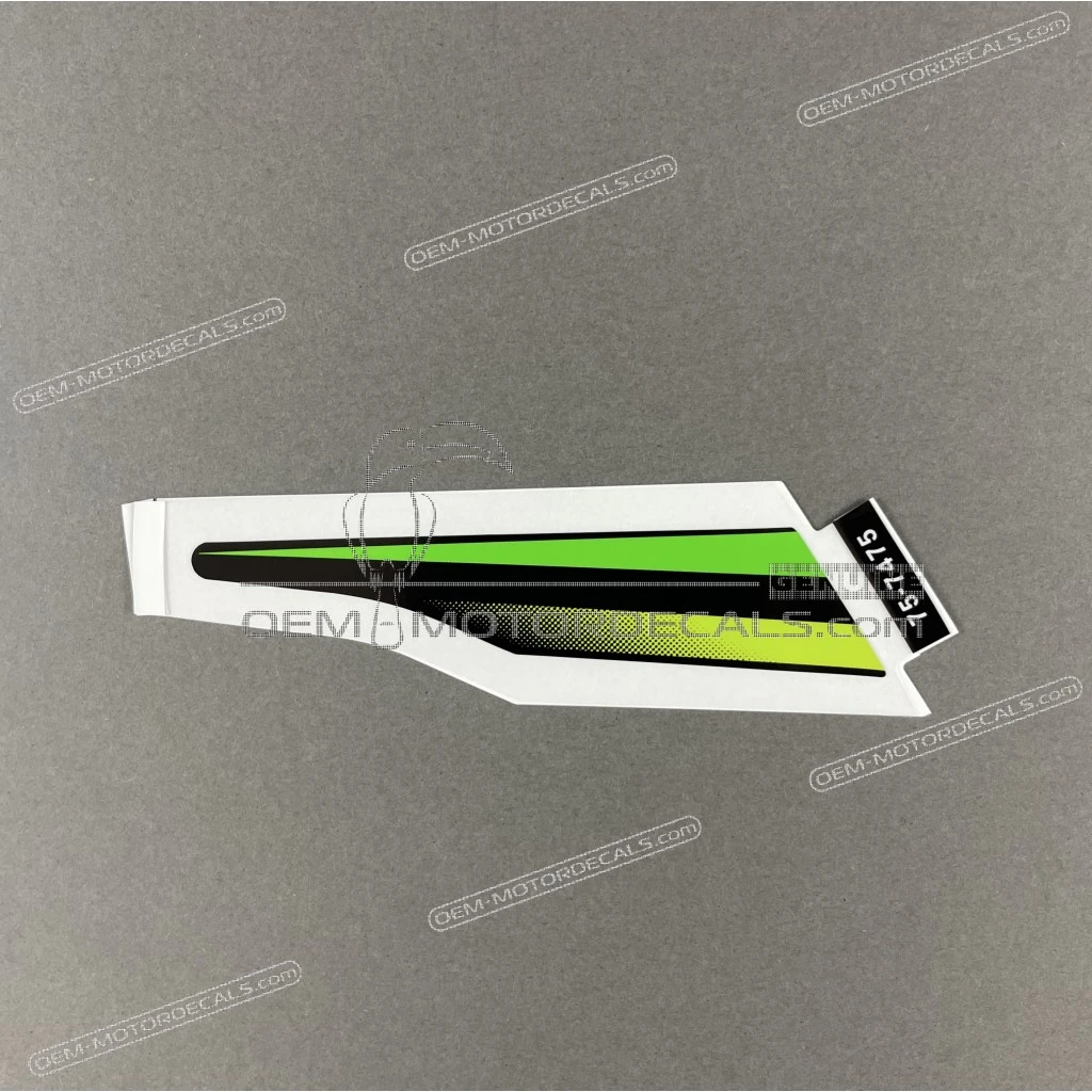Autocollant de carénage Kawasaki Ninja ZX-6R Côté Gauche OEM 56075-7475