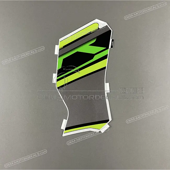 Kawasaki Ninja ZX-6R Front Lower Side Cowl Graphic Right Side OEM 56075-7478