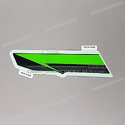Side cowling decal, left side