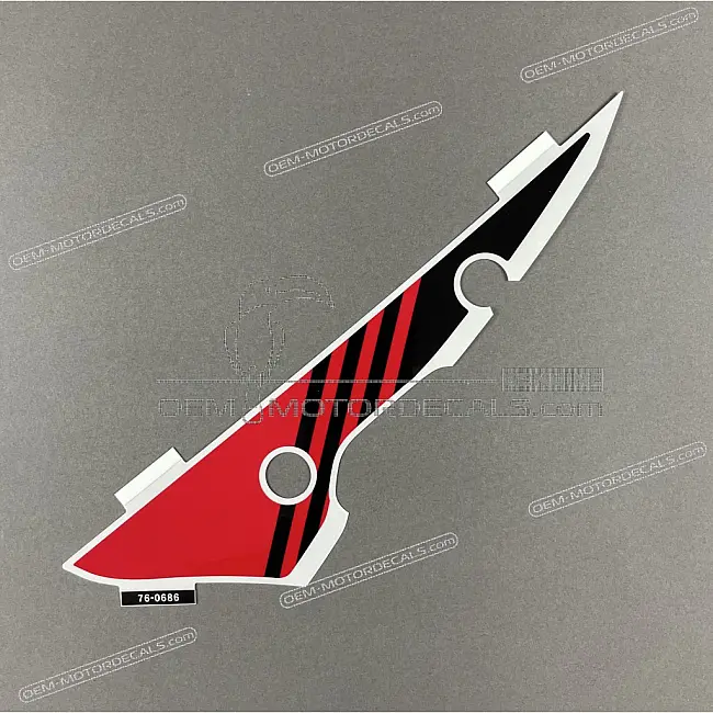 Kawasaki Ninja ZX-6R Grafica Carenatura Superiore Lato Destro OEM 560760686