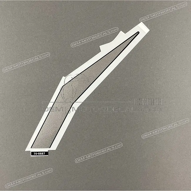 Kawasaki NINJA ZX-6R Adesivo Carenatura Superiore Lato Sinistro OEM 560760687