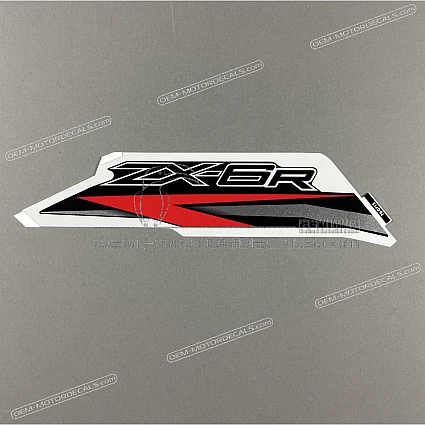 OEM Decals Kawasaki ZX6R 2020 - Black • Original Stickers