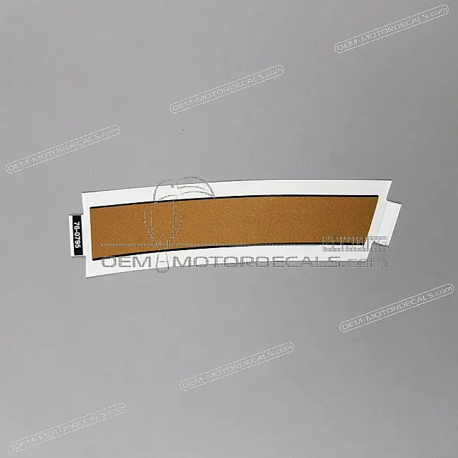 Kawasaki Ninja ZX-6R Adesivo Grafico Carenatura Inferiore Anteriore Lato Sinistro OEM 56076-0795