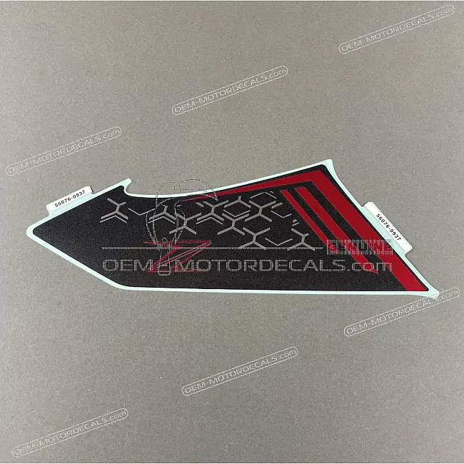Kawasaki Z650 Grafica convogliatore radiatore sinistro OEM 56076-0937