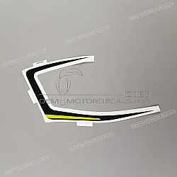 Fuel tank pattern, left side, upper