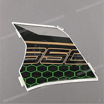 Side cowling decal, left side