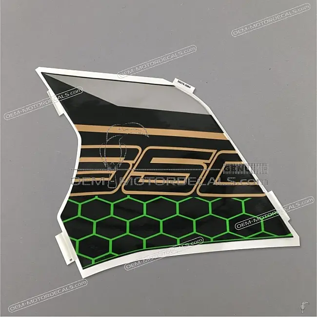 Autocollant central de flanc de carénage gauche Kawasaki Ninja 650 OEM 560760984