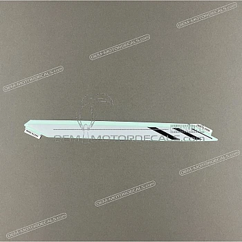 Front cowling decal, left side