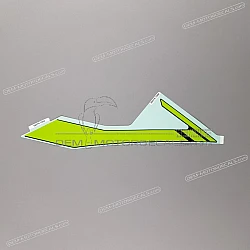 Side cowling decal, left side