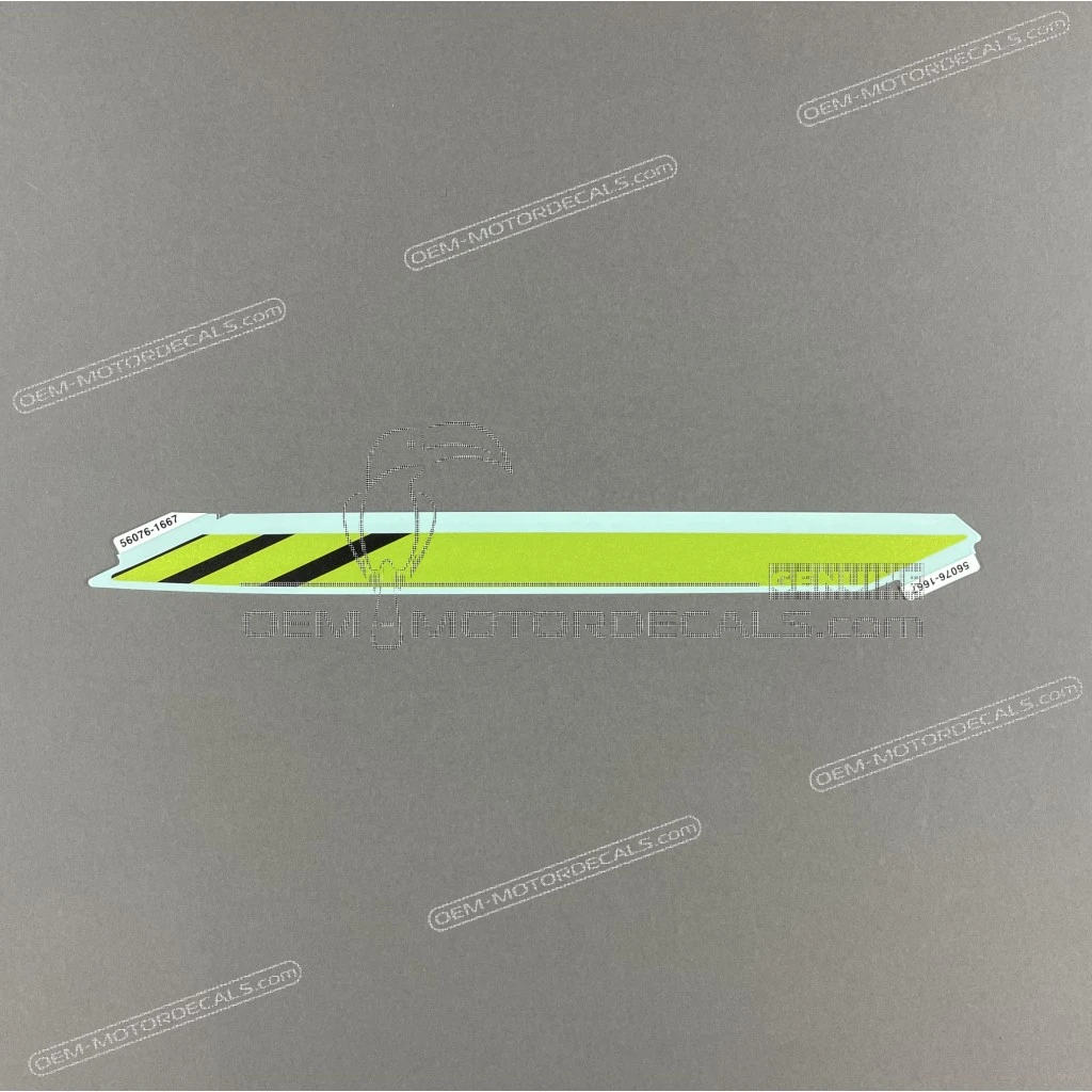 Kawasaki Ninja 650 Adesivo Carenatura Laterale Lato Destro Superiore OEM 56076-1667