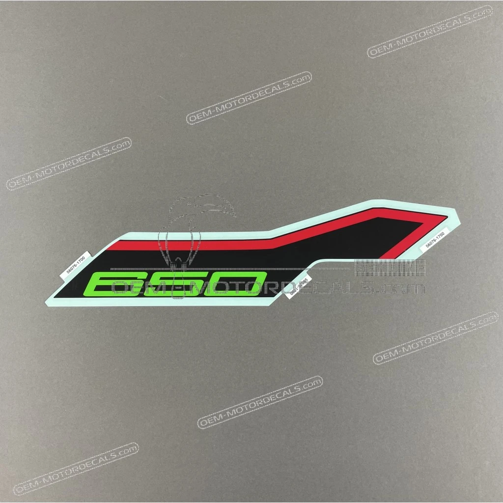 Kawasaki Ninja 650 Pegatina de Carenado Lateral Central Lado Derecho OEM 560761700