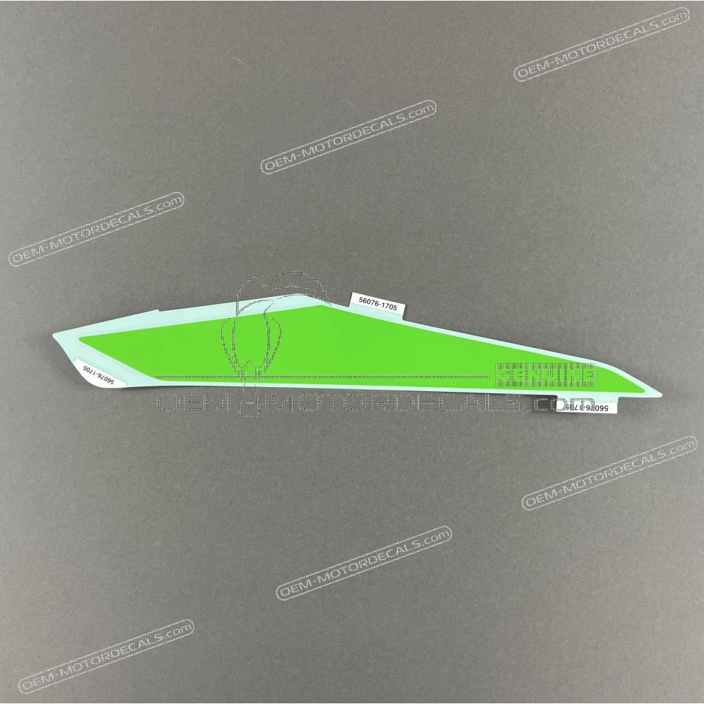 Autocollant Kawasaki Ninja 650 Coque Arrière Côté Droit Supérieur OEM 56076-1705