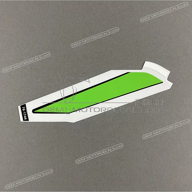 Autocollant de flanc de carénage Kawasaki Ninja ZX-6R, côté gauche supérieur OEM 560761746