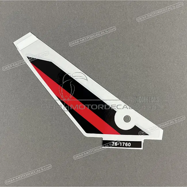Kawasaki Ninja ZX-6R Onderkuip Sticker Linkerkant Boven OEM 560761760