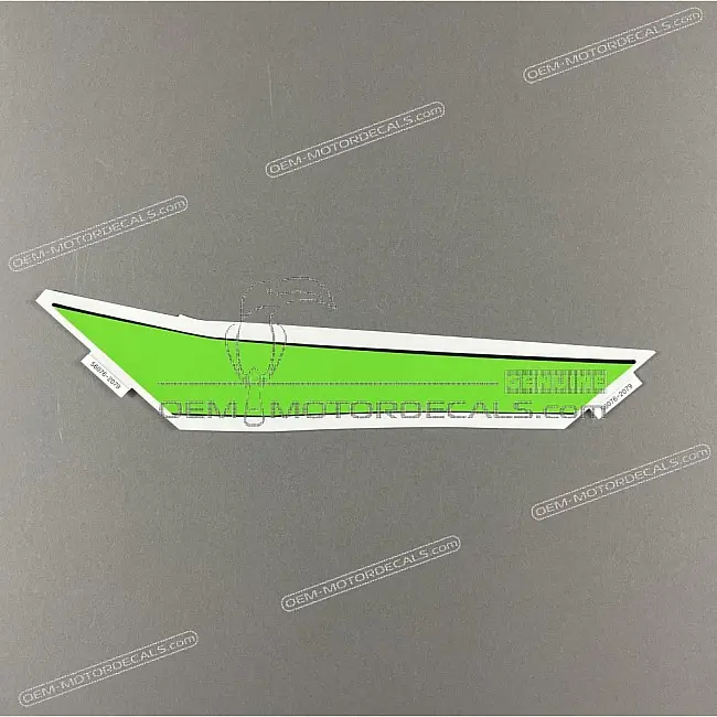 Kawasaki Ninja ZX-10R Bovenste zijkap sticker linkerkant OEM 56076-2079
