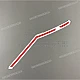 Kawasaki Ninja ZX-10R Pegatina Carenado Lateral Izquierdo Inferior OEM 560762081