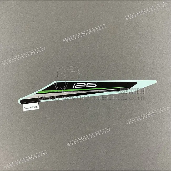 Kawasaki Z125 Naklejka na Tylną Owiewkę Lewa Strona OEM 56076-2598