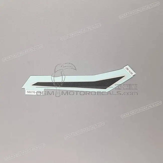 Kawasaki Z900 autocollant carénage supérieur gauche OEM 56076-3867