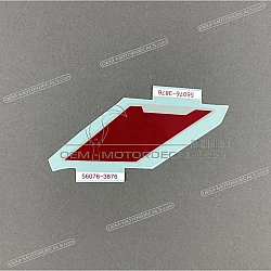 Front fender pattern, left side lower