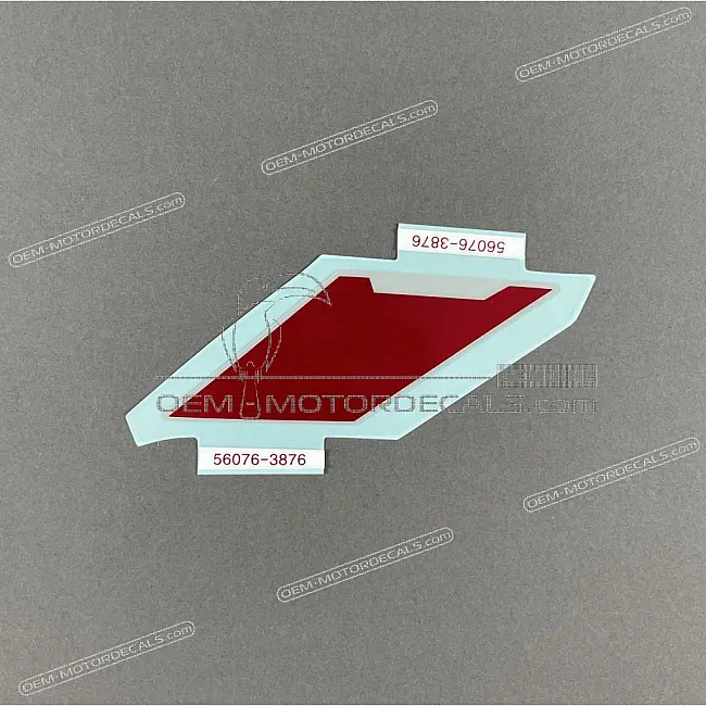 Kawasaki Z900 voorspatbord sticker linker onderzijde OEM 560763876