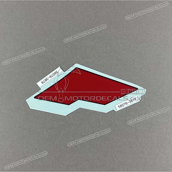 Kawasaki Z900 Onderkuip Sticker linkerzijde OEM 56076-3879 Originele fabrieksgrafiek sticker
