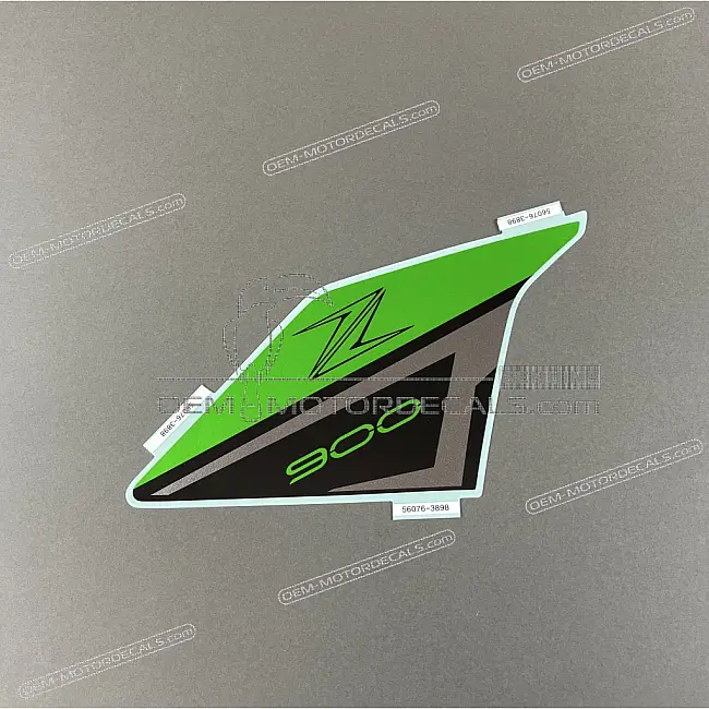 Autocollant couvre-réservoir Kawasaki Z900 côté droit OEM 560763898