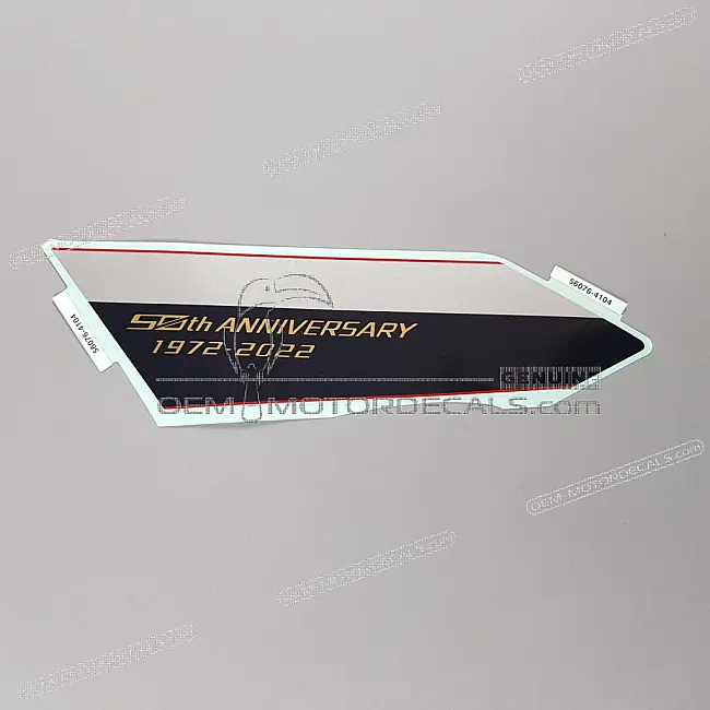 Authentic Kawasaki Z650 Left Side Shroud Graphic Pattern Sticker OEM Part Number 560764104 for Factory-Original Fitment