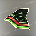 Zijpaneel sticker, rechterkant