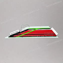 Front cowling decal, left side