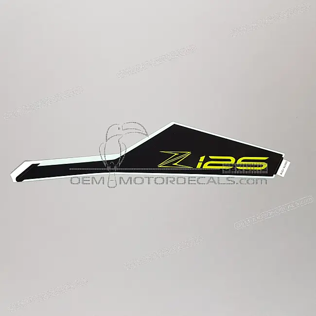 Kawasaki Z125 Sticker Bovenste Kuipdeel Rechterkant OEM 560767378