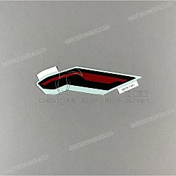 Adesivo carena anteriore superiore, lato sinistro