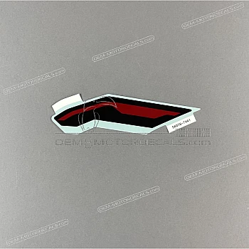 Bovenkuip sticker, linkerkant