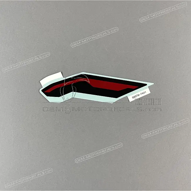 Kawasaki Z900 Bovenkuip Sticker Linkerzijde OEM 560767441