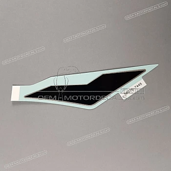 Front fender decal, left side