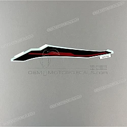 Heckverkleidung Aufkleber, Linke Seite