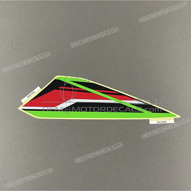 Adesivo carenatura laterale superiore Kawasaki Ninja 650, lato sinistro OEM 560767453