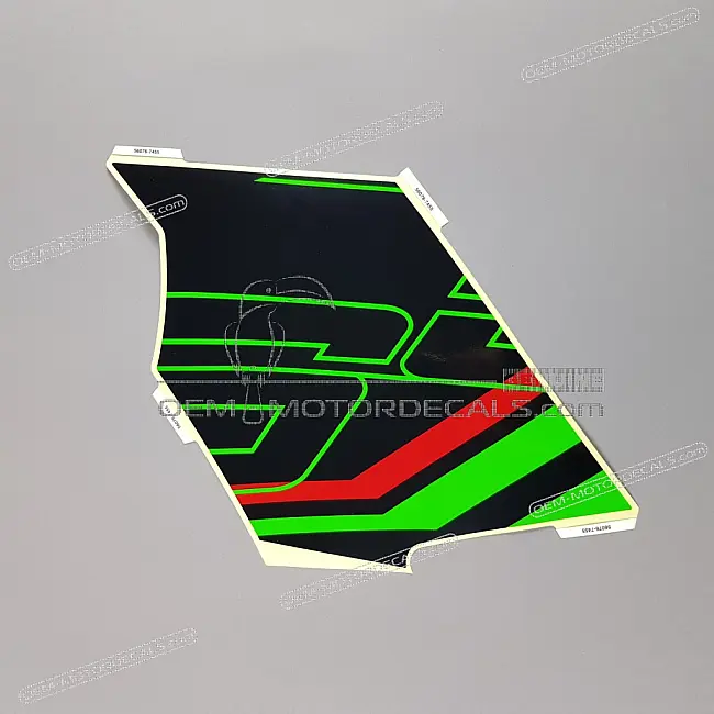 Kawasaki Ninja 650 Side Cowl Pattern Decal Left Side OEM 56076-7455
