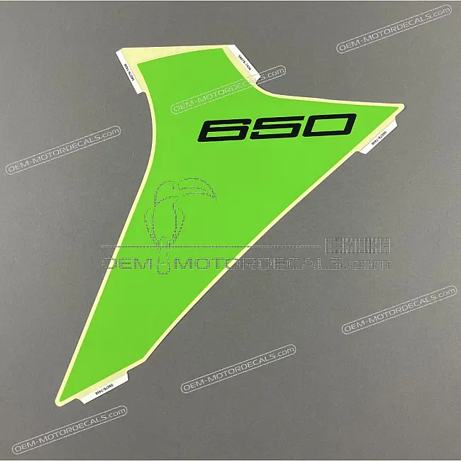 Kawasaki Ninja 650 Adesivo carena inferiore sinistra Lato Sinistro OEM 56076-7456